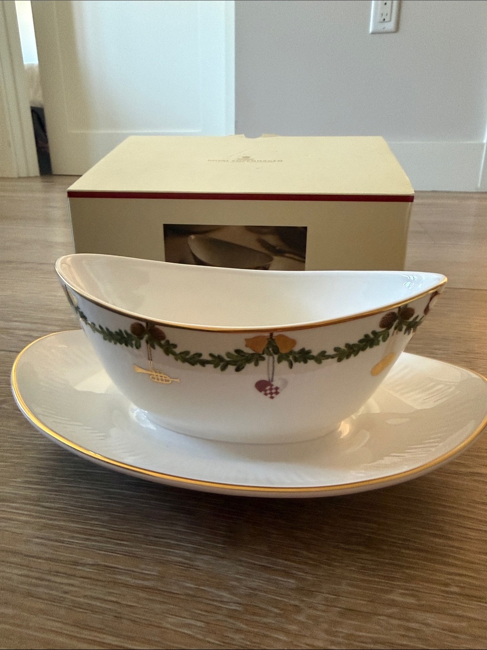 NWOT Royal Copenhagen sauceboat